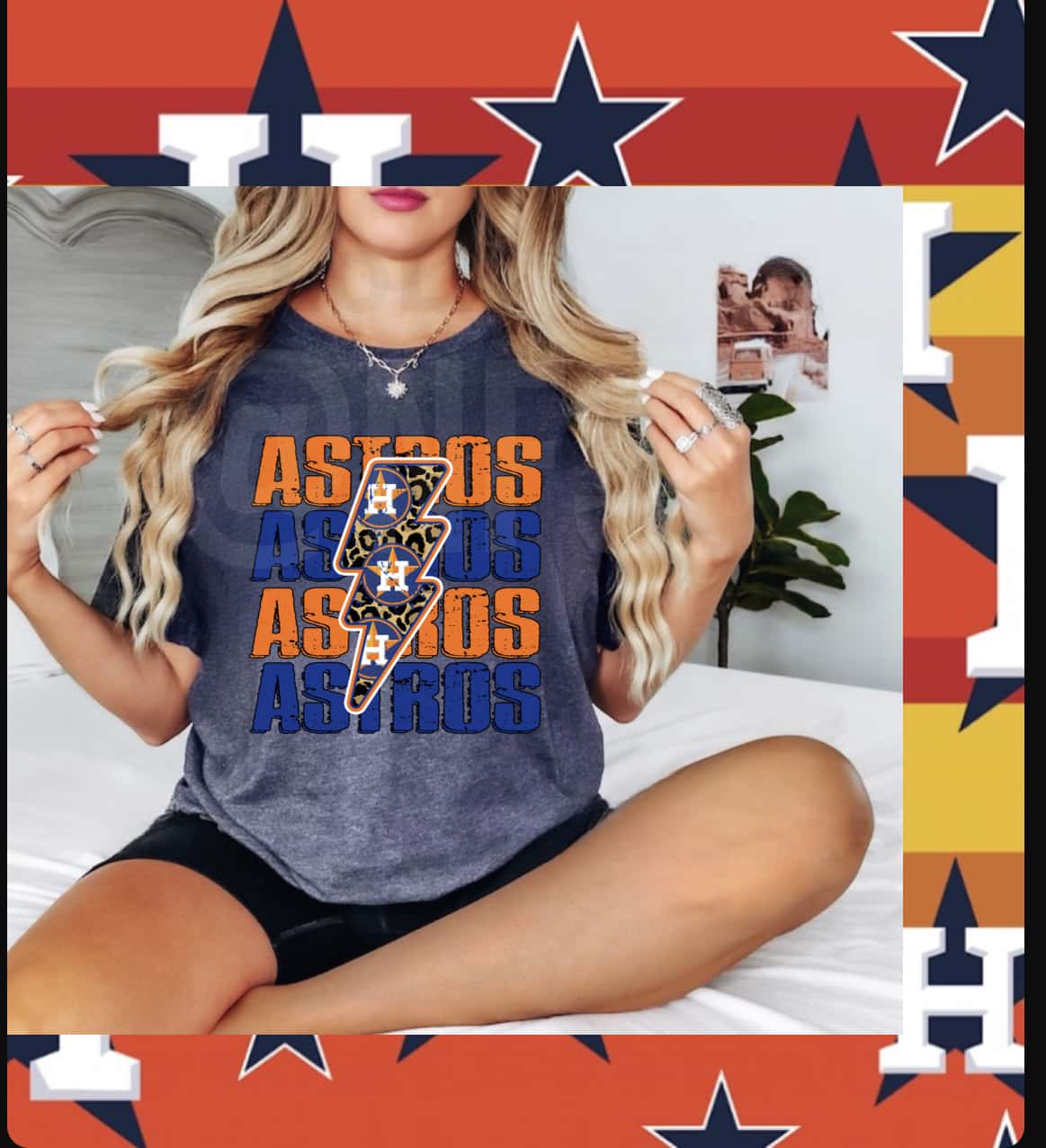 Houston Astros Tee-Leo Bolt - Main Image