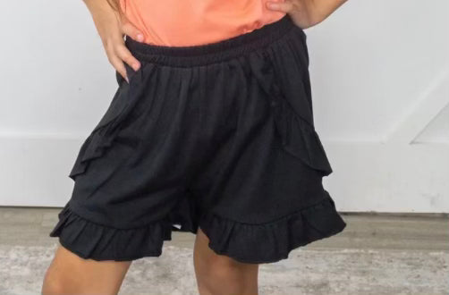  Girls Ruffle Shorts