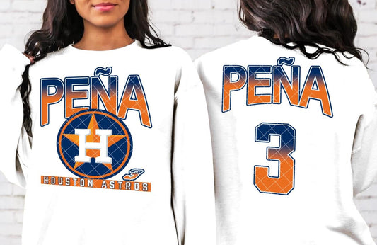 The Astros Pena Team Vintage Graphic Tee, a must-have apparel for the fans, is available for a short time only. Authentic to the theme design, this shirt magnificently exemplifies your team loyalty. Made of superior quality materials, its comfort and durability are equally unquestionable, making it fit for any occasion So instead don’tPostpone – Grab yours ASAP before they vanish from shelves!