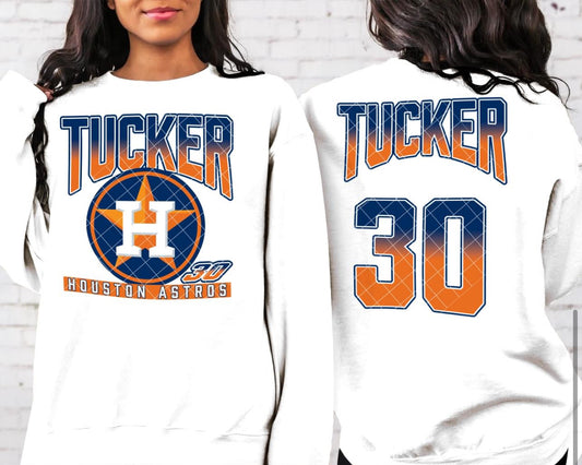 Introducing the Astros-Tucker Limited Edition Graphic Women's Baseball Tee shirt , a must-have for all Tucker enthusiasts. With its distinctive vintage design, this shirt offers a stylish platform to display your team loyalty. Crafted from premium materials, it guarantees comfort and longevity, suitable for any event. Don't miss out - secure yours today before they disappear from stock!
