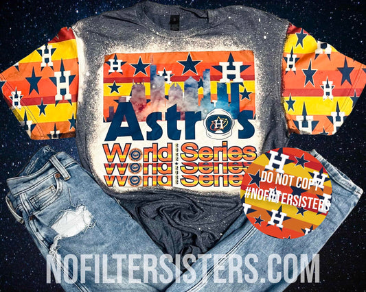 Astros WS 2022 Limited Edition Sleeve tshirt 