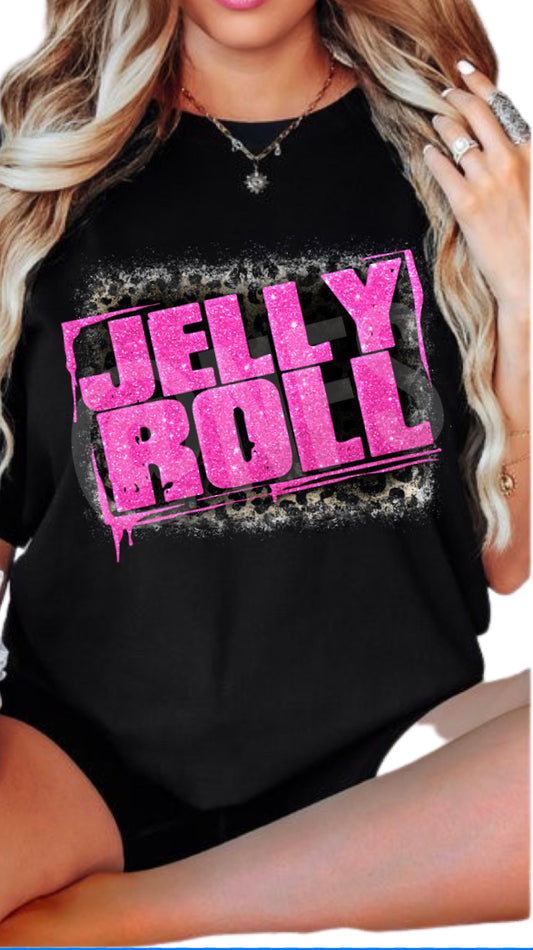 Barbie Pink Jelly Roll Graphic Tee
