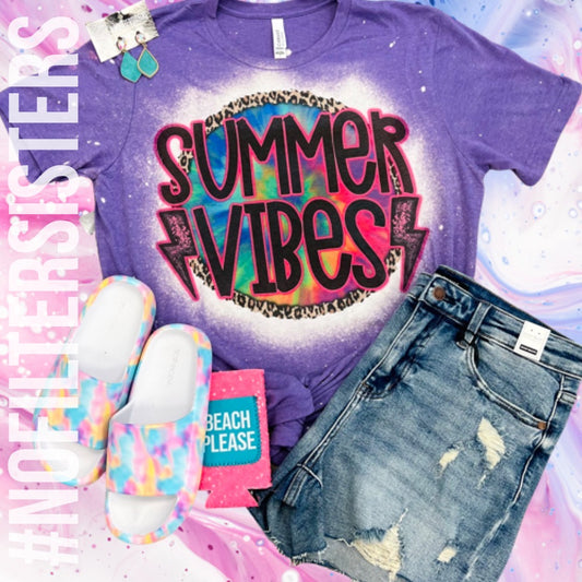 Step into summer season with our Electric Summer Vibes Graphic Tee! This tee is all about taking pictures the carefree and vibrant spirit of the season. Unisex Fit. True to size