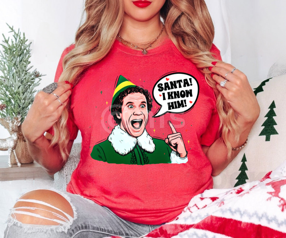 Santa, I Know Him! T-Shirt