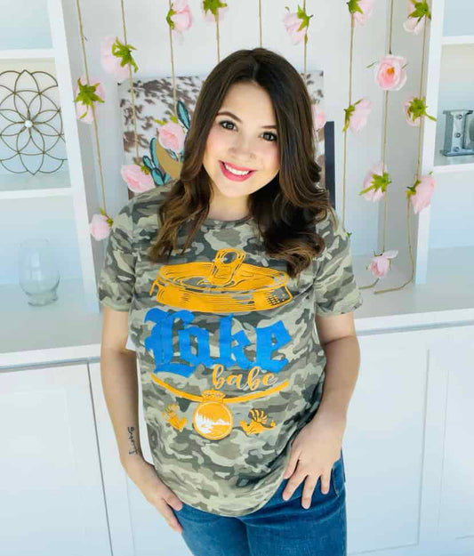 Get ready for lake days in style with our Lake Babe Graphic Tee! Made with a comfy blend of 65% cotton and 35% polyester, it runs true to size for a perfect fit. Ideal for those laid-back moments by the wate