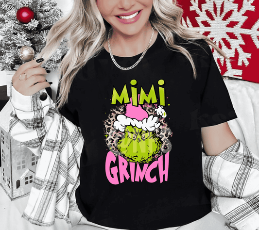 Mimi Grinch christmas Tee