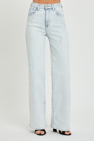 Introducing our Ultra High Waist Wide Leg Jeans: a bold and contemporary choice for fashion-forward individuals. The ultra high waist design effortlessly enhances your silhouette, emphasizing your curves with a flattering elongating effect. With their wide leg style, these jeans exude both sophistication and drama, ensuring a chic and on-trend appearance.