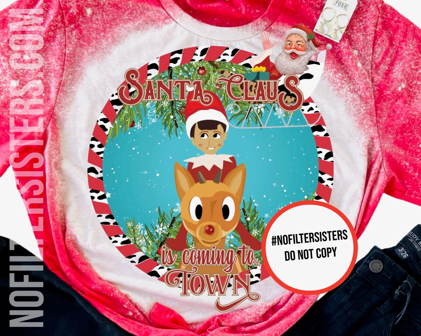 cute christmas shirts for adults pink