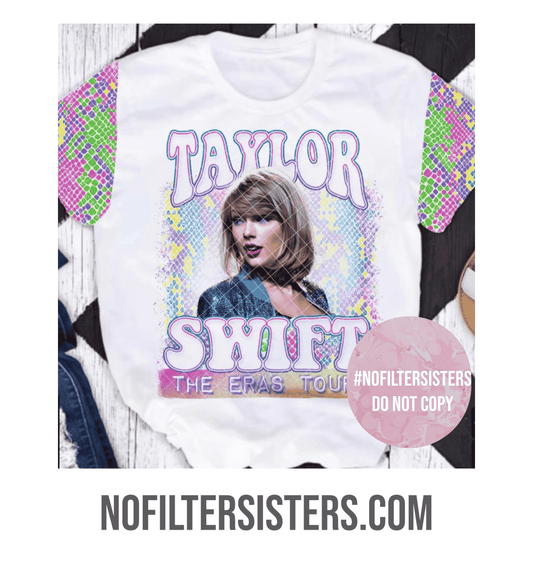 Get your Taylor Swift Tee and showcase your love for her music in style. This trendy and comfortable tee is a must-have for all Swifties and fashion enthusiasts alike. Grab yours today!
