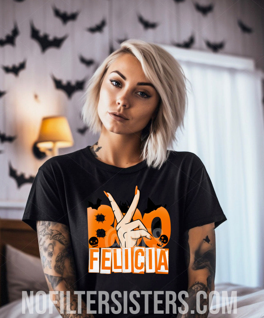 Boo Felicia Tee-Orange