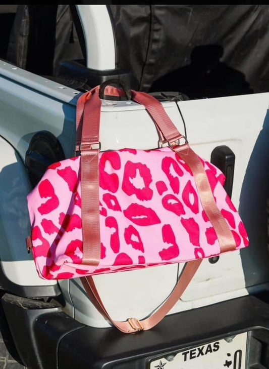 Leo Pink Duffle Bag