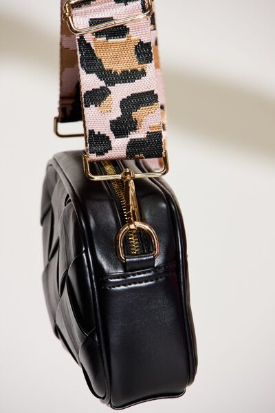 Zenana Cassette Woven Crossbody Bag