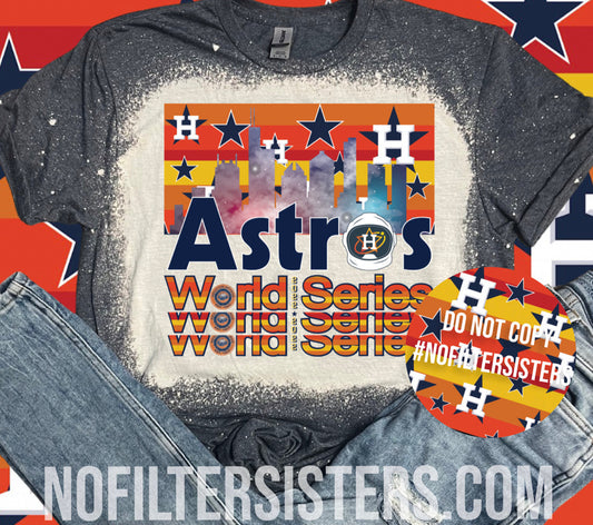Astros WS 2022 Bleached Tee