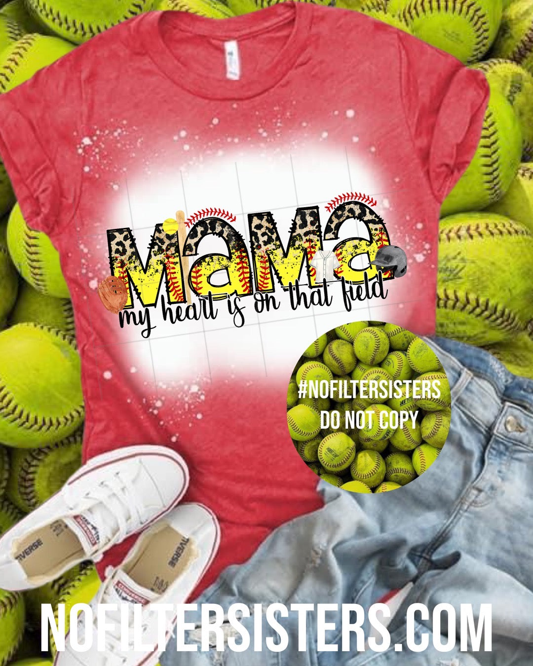 MaMa my heart is on that field- Softball